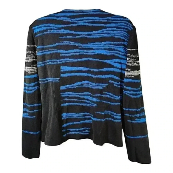 Cardigan Jacket by Ming Wang - Women's Classic Knit - Versatile Layering Fashion - Picture 4 of 5